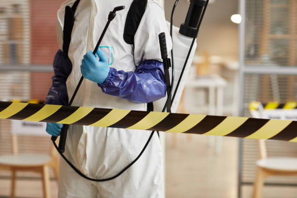 Professional Blood Cleanup technician working in Hicksville, NY